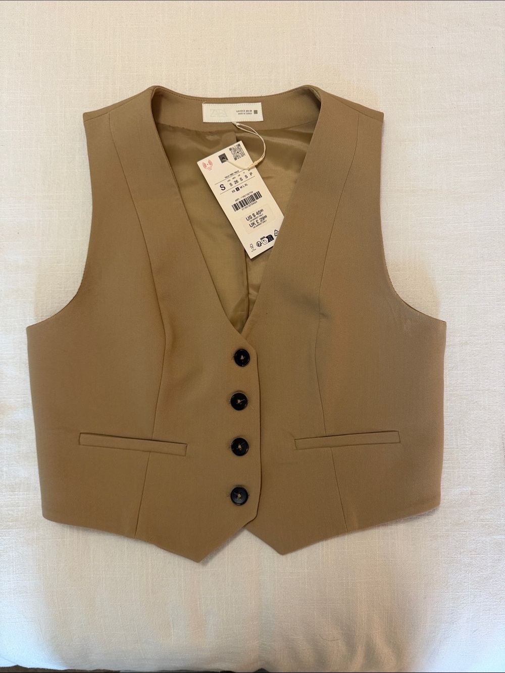 Zara Cropped Vest Top